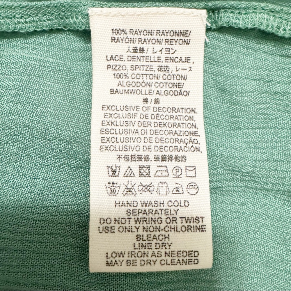 Free People Sage Green Embroidered V-Neck Maxi Dress - Picture 13 of 15